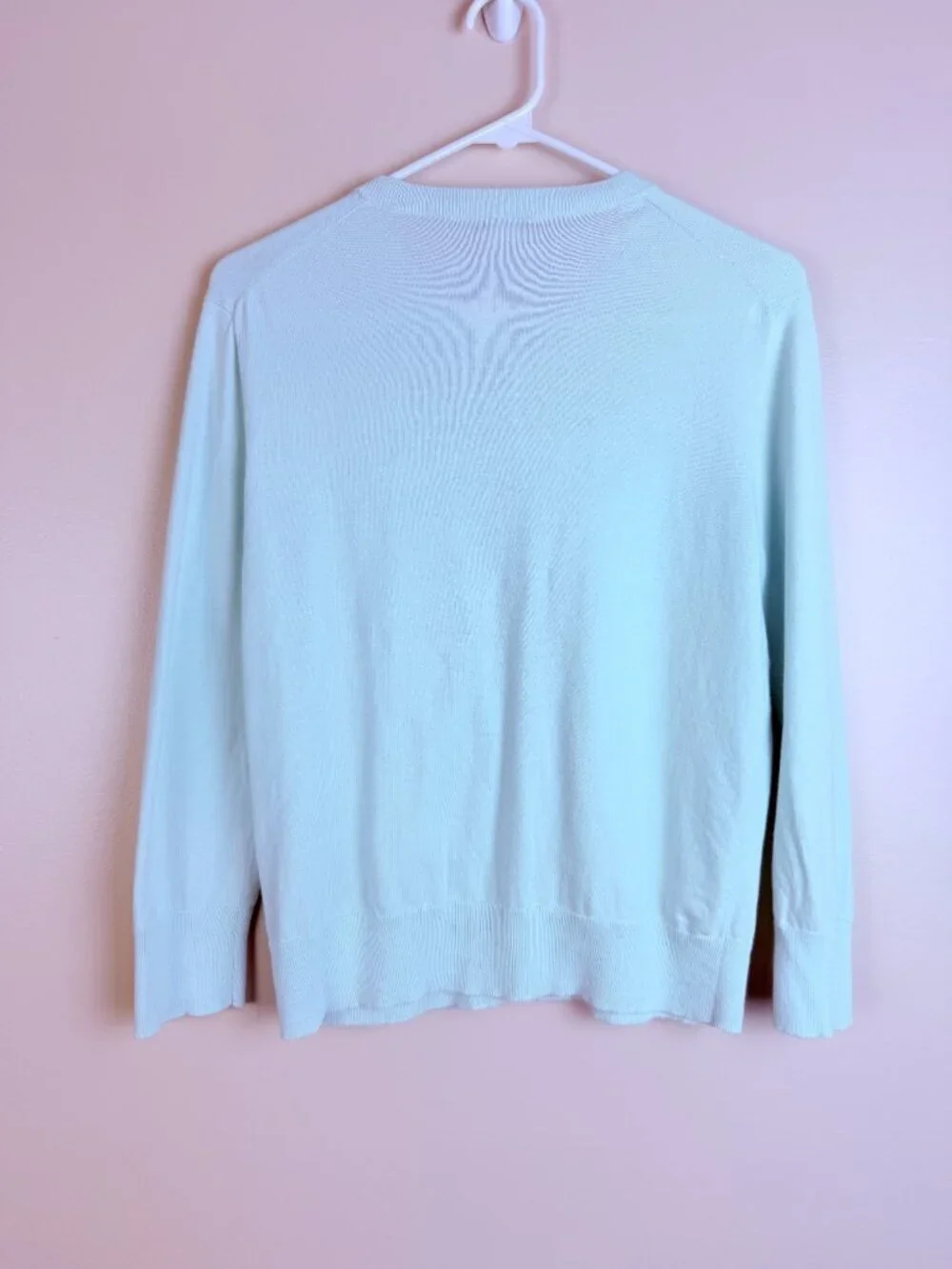 J. Crew Cotton Blend Button Front Cardigan Sweater Size L